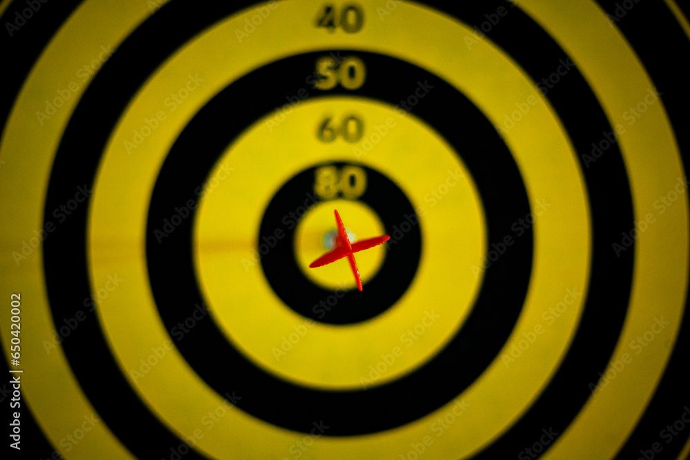 Darts game. Achieve goals. Concept with blur. Darts game. Achieve goals. Concept with blur.