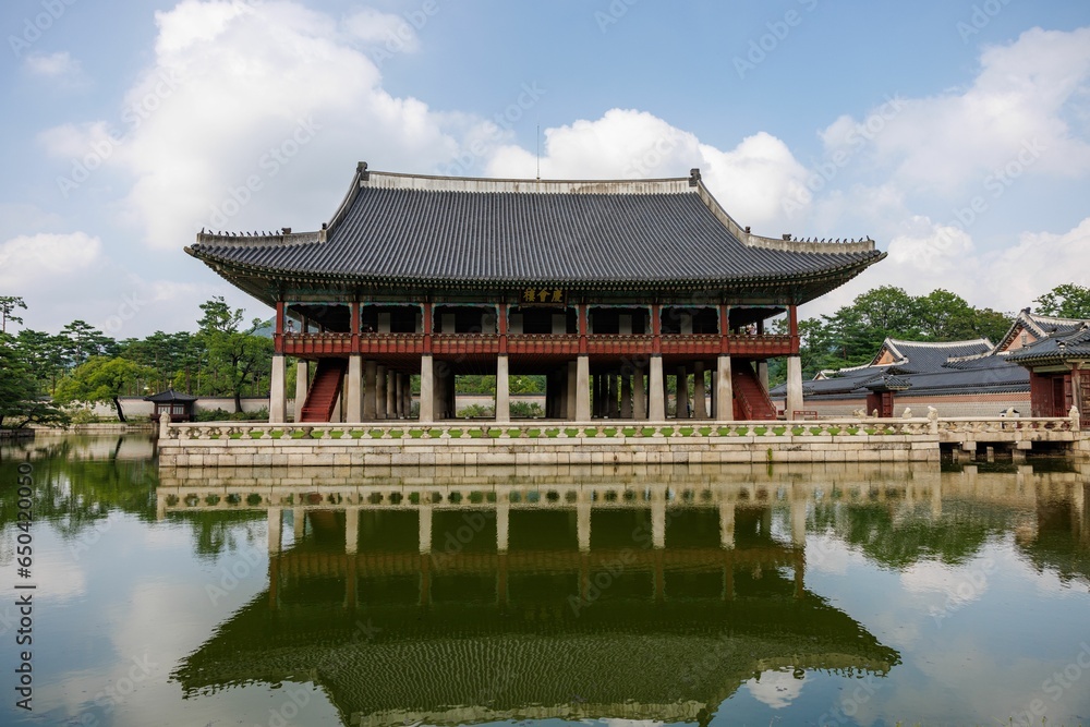 Gyeonghoeru Pavilion in Gyeongbokgung Palace, the banquet hall for kings.
