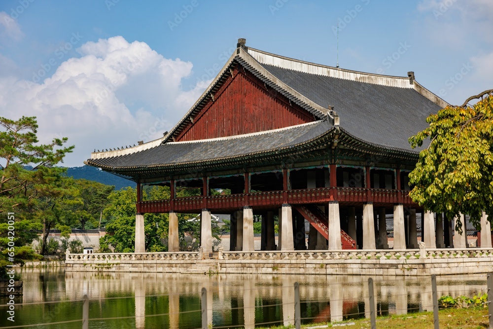 Gyeonghoeru Pavilion in Gyeongbokgung Palace, the banquet hall for kings.