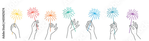 People celebrate new year.