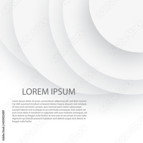 White abstract vector background with removable copy