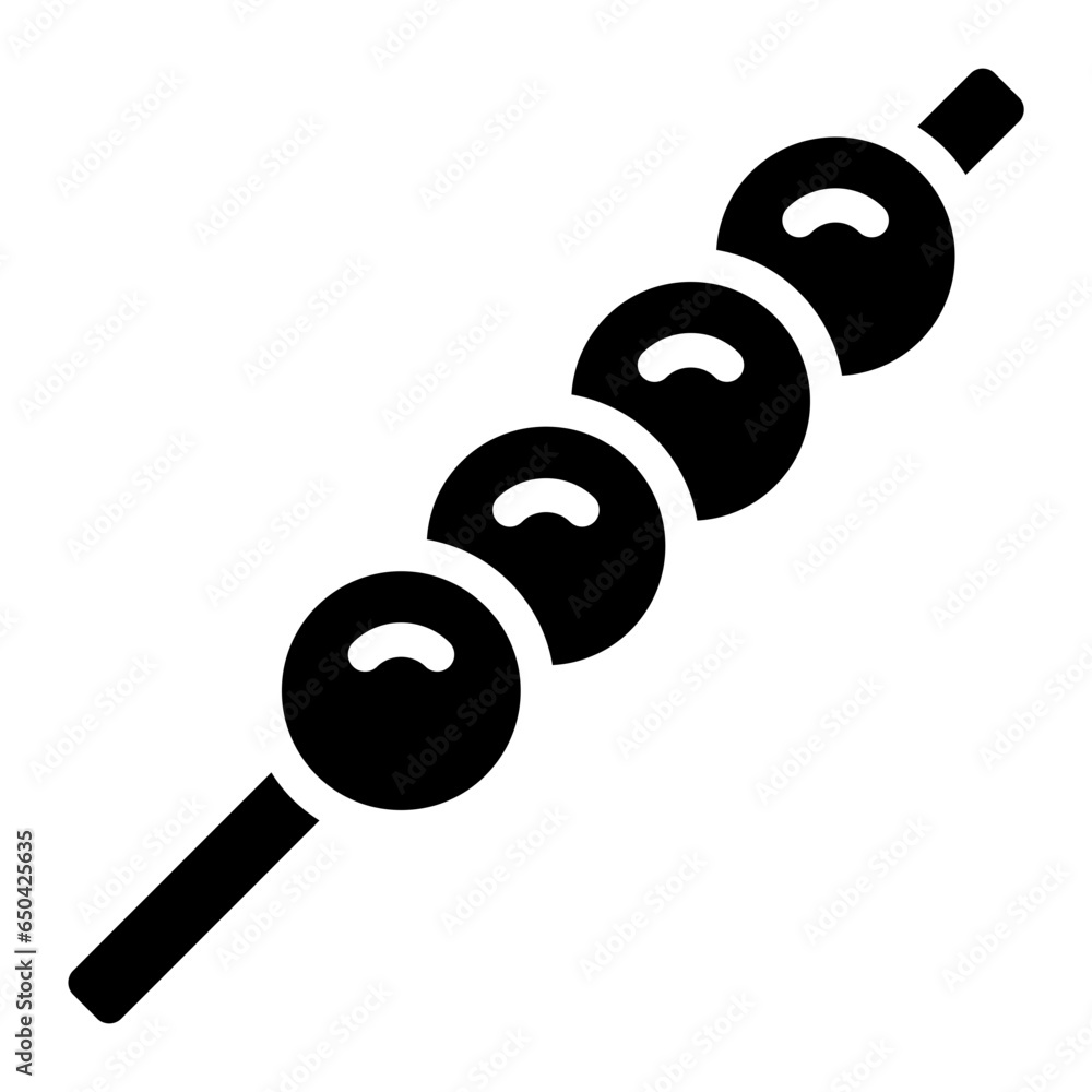 Dango japanese food icon Dango japanese food icon