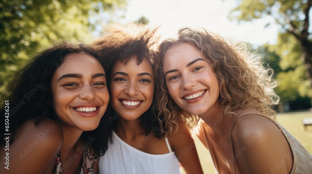 Group of Happy Friends Taking a Summer Selfie at the Beach. Group of Happy Friends Taking a Summer Selfie at the Beach.