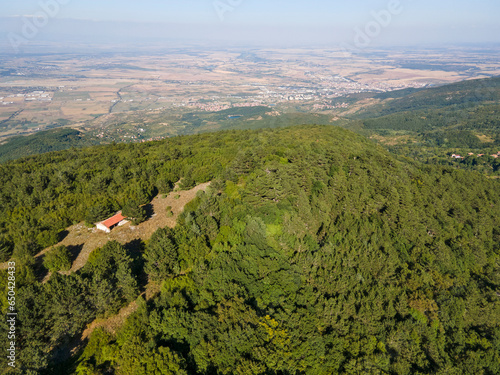 Aerial view of Village of Yavrovo, Bulgaria photo