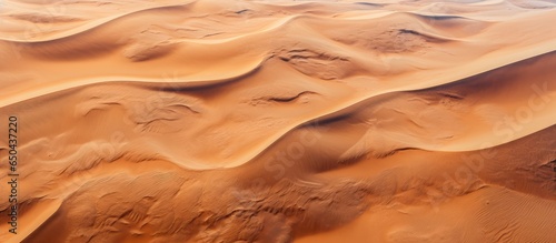 Bird s eye view of sand dunes in Mongolia s Gobi desert