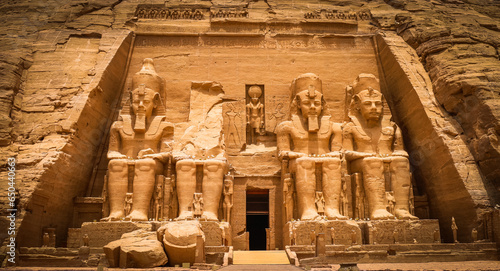 Konstfotografi Ancient Egyptian Temple at Anu Simbel