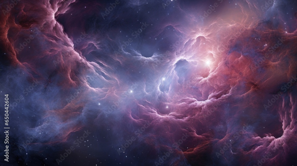 In this captivating space image, wisps of interstellar winds carve out intricate structures within a cosmic nebula, enhancing the stunning beauty of the surrounding celestial tapestry Mod3f