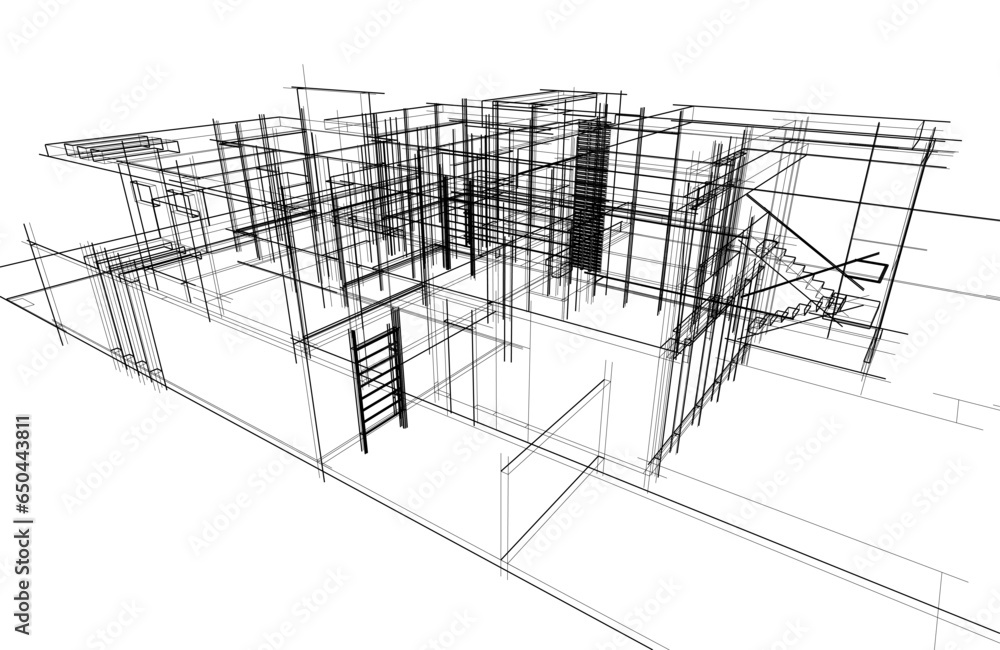 house sketch vector illustration