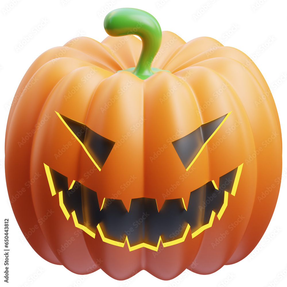 3d render illustration of pumpkin, halloween, halloween party 3d render illustration of pumpkin, halloween, halloween party