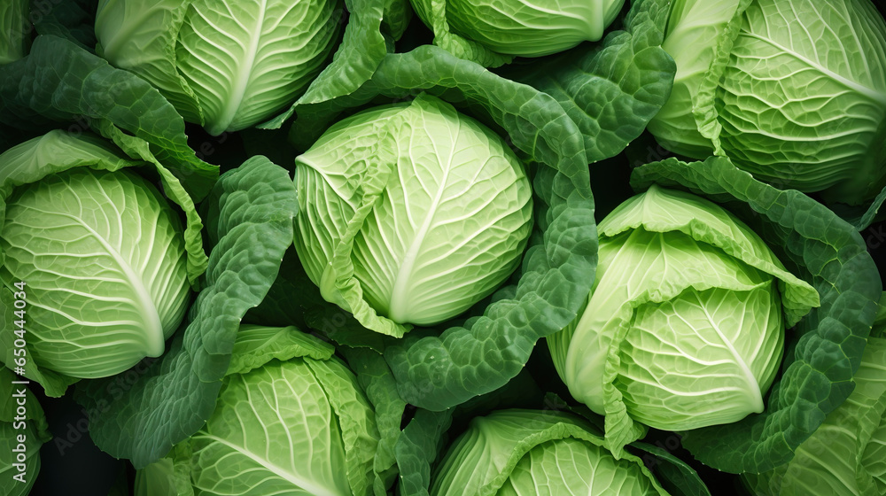 Cabbage background. Harvest autumn season. Top view Cabbage background. Harvest autumn season. Top view