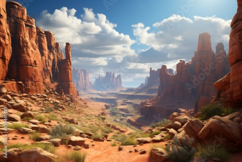 Cloud Mirage Canyon: Hyper-Realistic 8K Wonderland 