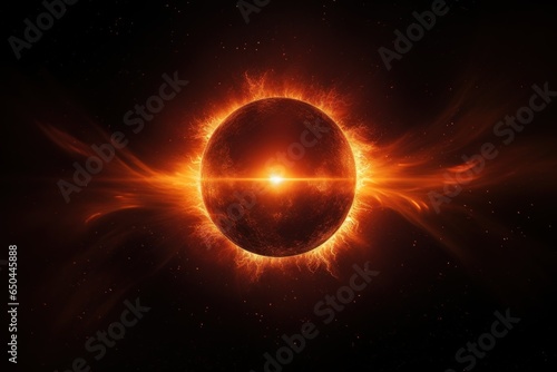 Astral Symphony: 8K Photorealistic Eclipse
