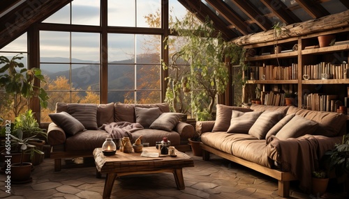 cozy rural living room
