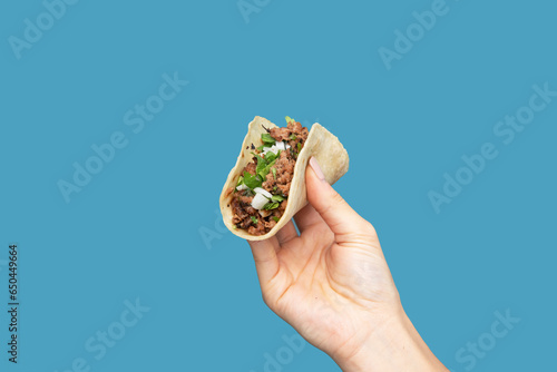 Hand Held Soft Taco photo