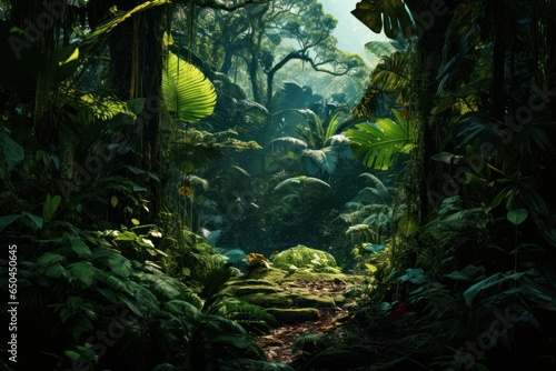 Jungle Geometry: 8K Hyper-Realism in Nature's Patterns 