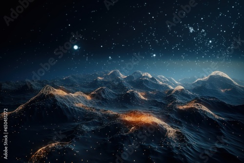 Galactic Connectivity  8K Hyper-Realistic Night Sky 