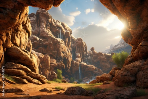 Crystal Canyon Dream: Hyper-Realistic 8K Landscape