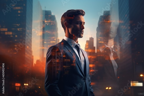The Corporate Overlay  8K Hyper-Realistic Silhouette Blend 