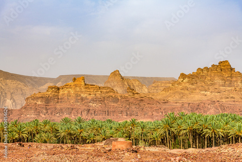 The ancient city of Dadan in AlUla  Saudi Arabia.