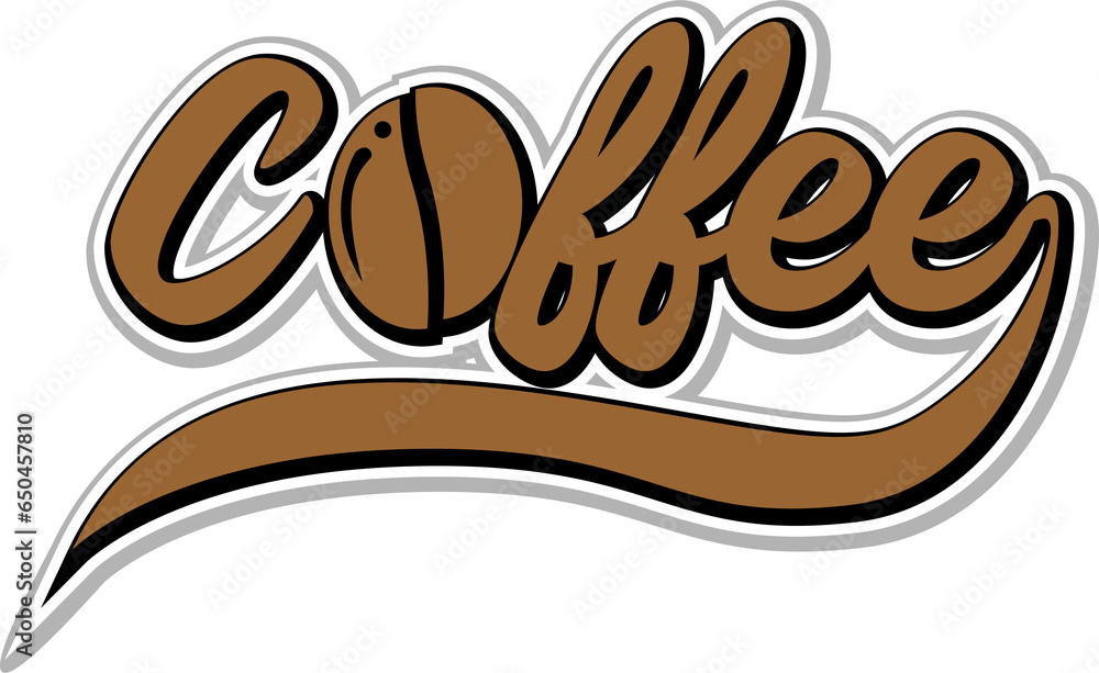 Fototapeta premium Coffee logo illustration