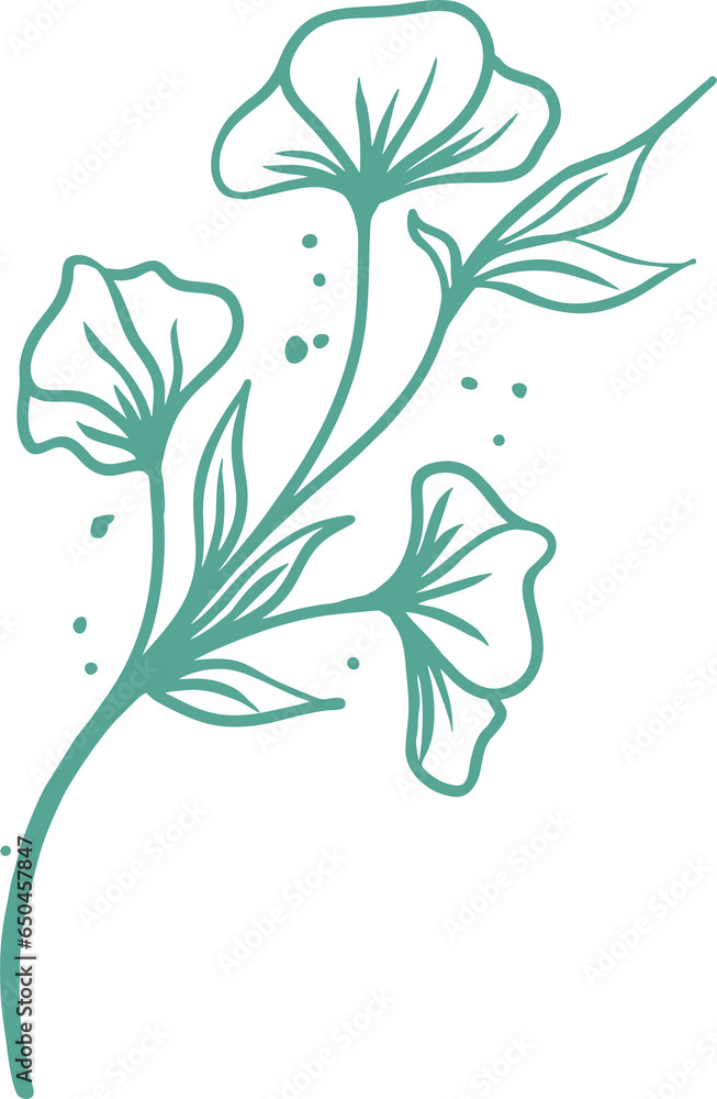 Leaf illustration image Leaf illustration image