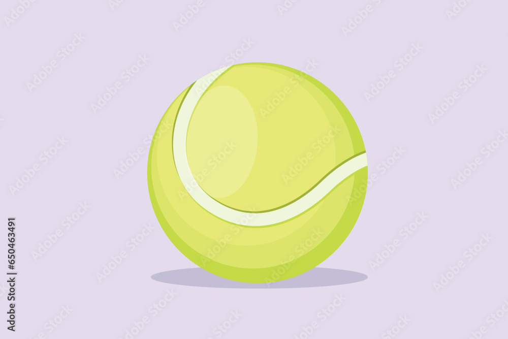 Round and oval balls for different sports and recreational activities concept. Equipment for sport games. Colored flat vector illustration isolated. 