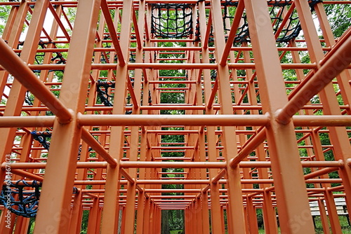 Jungle gym in the gardenin the garden photo