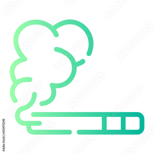 smoke Line Gradient Icon