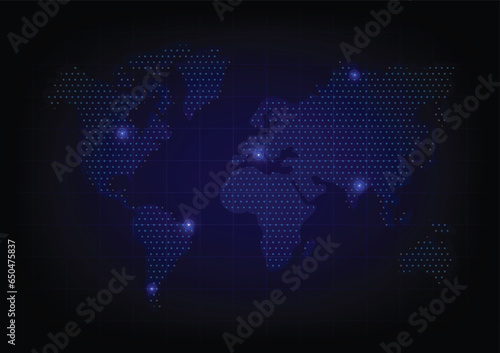 world map banner