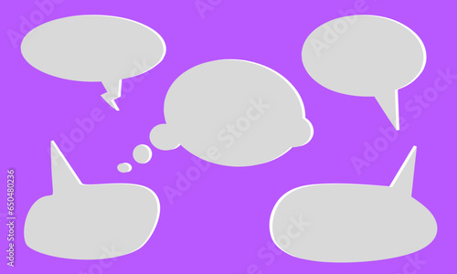 Chat de conversación. Nube de conversación. Forma de conversación. Hablar y dialogar.