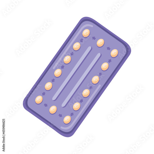 birth control pills illustration