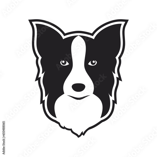 Border Collie Dog logo design inspiration