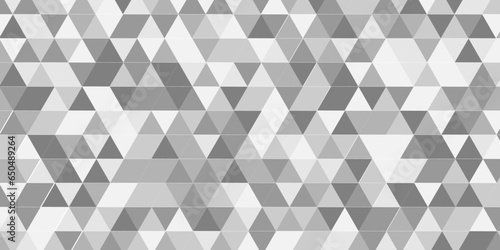 Abstract gray and white small squre geomatric triangle background. Abstract geometric pattern gray and white Polygon Mosaic triangle Background, business and corporate background.