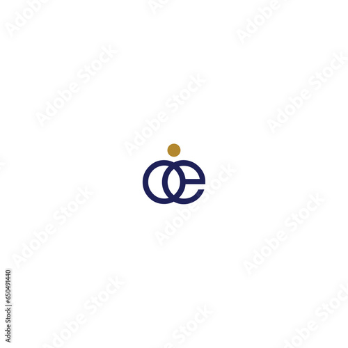 OE People Logo Design Vector