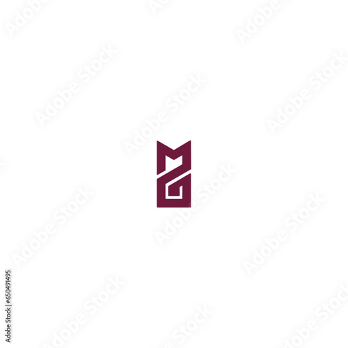 Simple Initial MG Logo Design