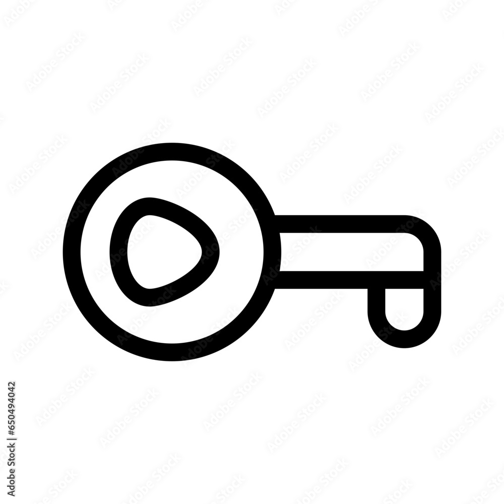 Key Icon Vector Symbol Design Illustration Key Icon Vector Symbol Design Illustration