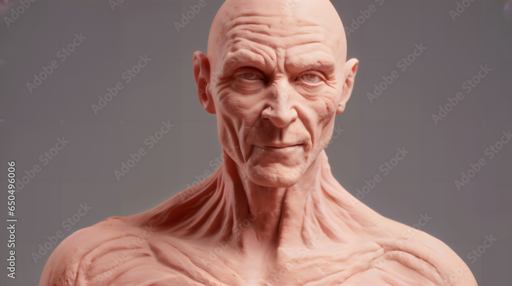 Obraz premium sculpture made with monster clay style
