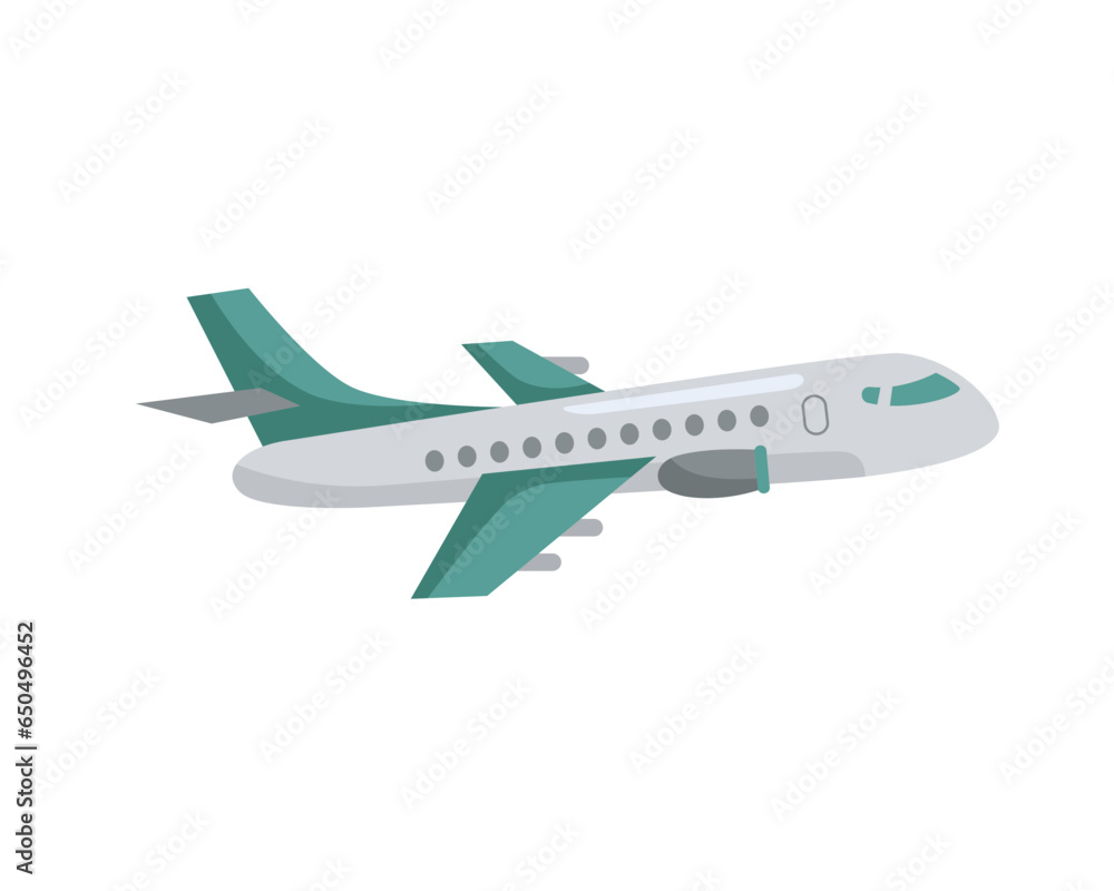 plane flying travel green - obrazy, fototapety, plakaty 