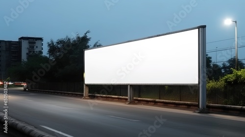 Advertising mock up blank billboard with copy space for your text content public information board billboard blank for outdoor advertising poster