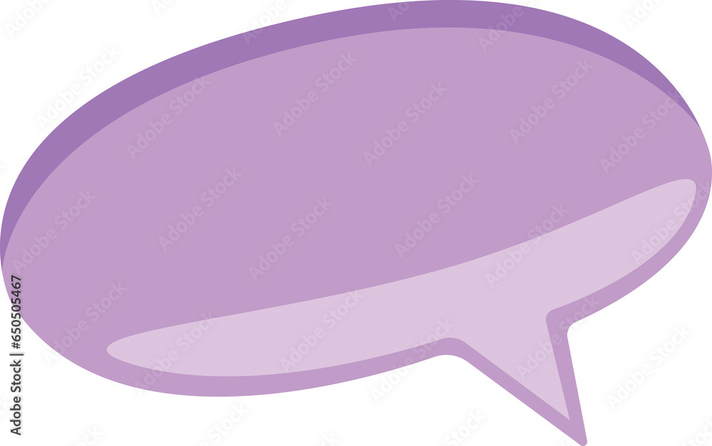 Digital png illustration of purple speech bubble with copy space on transparent background Digital png illustration of purple speech bubble with copy space on transparent background