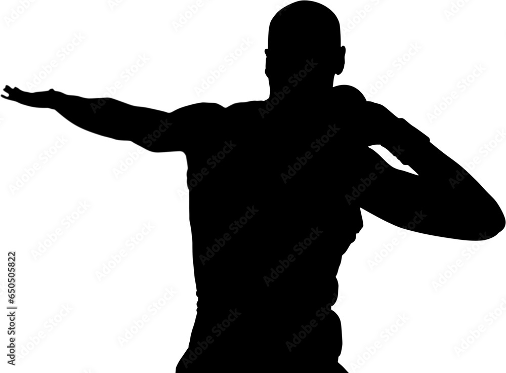 Digital png silhouette image of male athlete throwing ball on transparent background Digital png silhouette image of male athlete throwing ball on transparent background