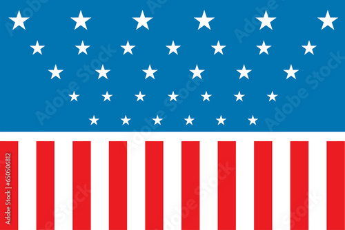 Digital png illustration of flag of usa on transparent background