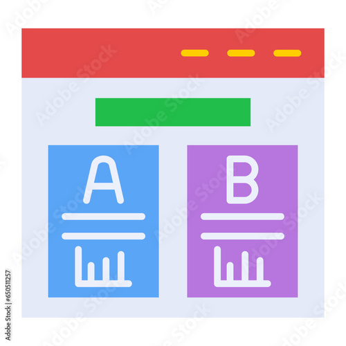 Ab testing Icon