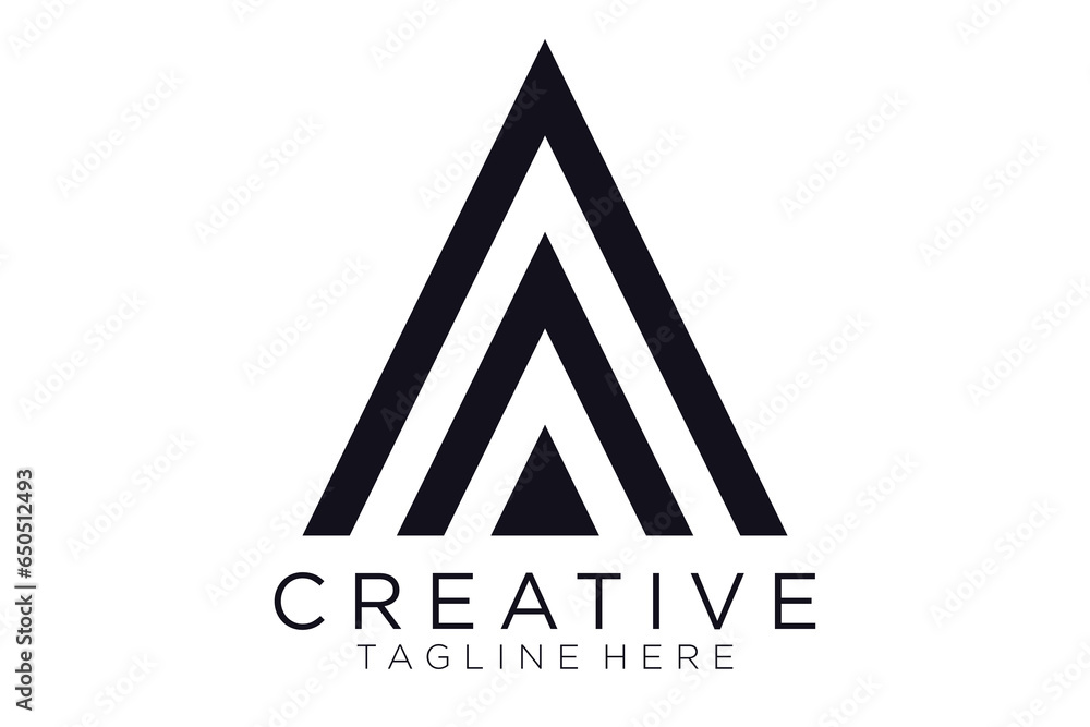 Simple Initial Letter A Logo. Business and Branding Logos. Flat Vector Logo Design Template Element Simple Initial Letter A Logo. Business and Branding Logos. Flat Vector Logo Design Template Element