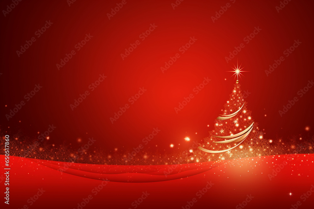 Fabulous Merry Christmas red empty background Red background made of sequins and lights Red Bokeh Background