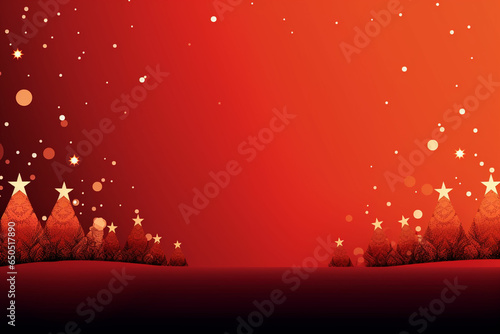 Fabulous Merry Christmas red empty background Red background made of sequins and lights Red Bokeh Background