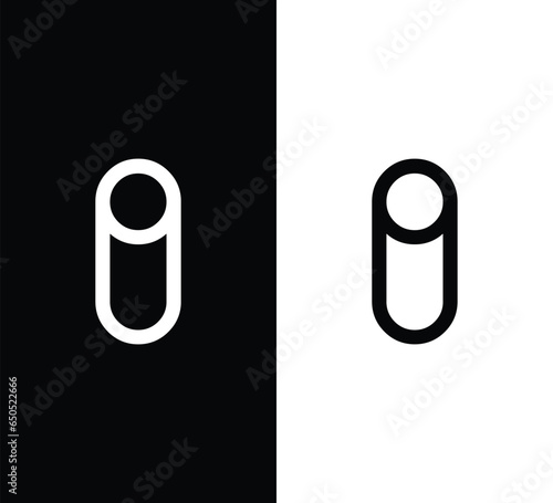 Simple paperclip icons in black and white for design