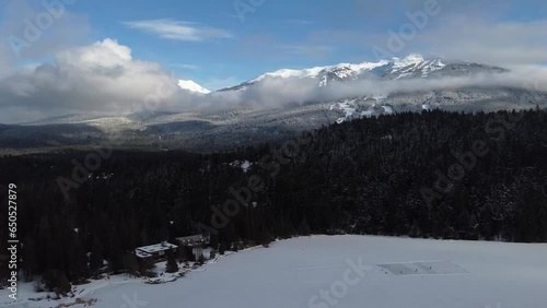 Wallpaper Mural View From Above of Whistler, Vancouver, British Columbia, Canada Torontodigital.ca