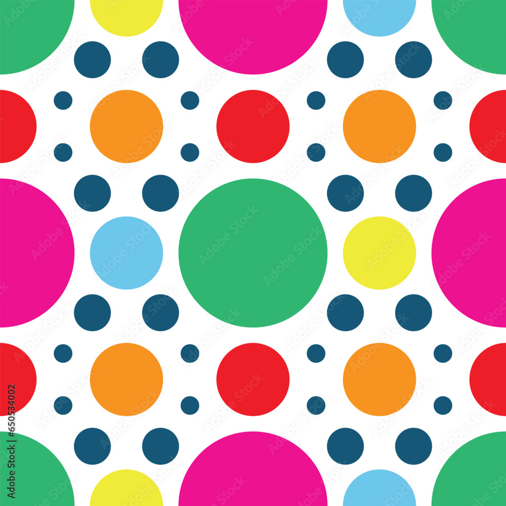 seamless pattern with circles seamless pattern with circles