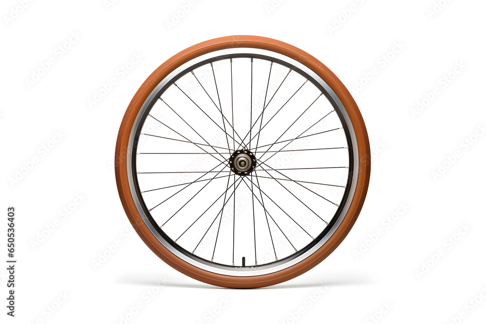a bike wheel isolated on a white background a bike wheel isolated on a white background